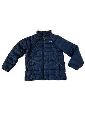 Patagonia Kid Girl M 10 Blue Puffer Down Jacket Nena 68625 Sweater Netplus Navy